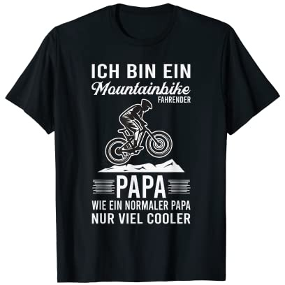 Mens Bicycle outfit - Ich bin ein Mountainbike fahrender Papa T-Shirt