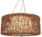 GURU SHOP Deckenlampe/Deckenleuchte, in Bali Handgemacht aus Naturmaterial, Rattan, Sisal - Modell Simba Braun, Synthetisch, 20x50x50 cm