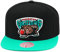 Mitchell & Ness Vancouver Grizzlies NBA Logo Snapback Hat Cap - Schwarz/Blaugrün, Schwarz, Einheitsgröße