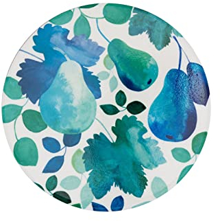 Maxwell & Williams DU0433 Keramikuntersetzer-Set 4-TLG 10,5 cm bunt, Giverny, Blume in Aquarell-Optik, Kork, Geschenkbox