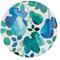 Maxwell & Williams DU0433 Keramikuntersetzer-Set 4-TLG 10,5 cm bunt, Giverny, Blume in Aquarell-Optik, Kork, Geschenkbox