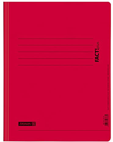 PARTY DISCOUNT NEU BRUNNEN Schnellhefter FACT!Plus DIN A4, aus Karton, rot
