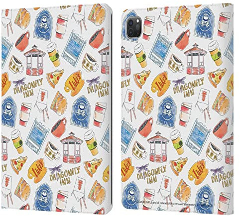 Head Case Designs Offizielle Gilmore Girls Icons Graphics Leder-Wallet-Hülle Kompatibel mit Apple iPad Pro 11 2020/2021 / 2022