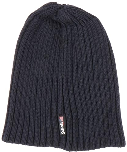 Schott NYC Unisex Hat21 Beanie-Mütze, Marineblau, One Size
