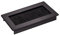 SOTECH 1 x pasacables Toledo de aluminio anodizado negro 100 x 70 mm Dimensión de montaje: 90 x 62 x 15,3 mm