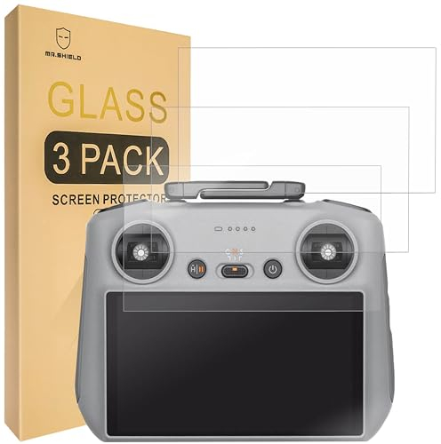 Mr.Shield Schutzfolie Kompatibel mit DJI RC 2 For DJI Air 3 RC 2 / Mini 4 Pro Remote Controller [3 Stück] Schutzglas Schutzglasfolie 9H Härte, HD Klare Displayschutzfolie