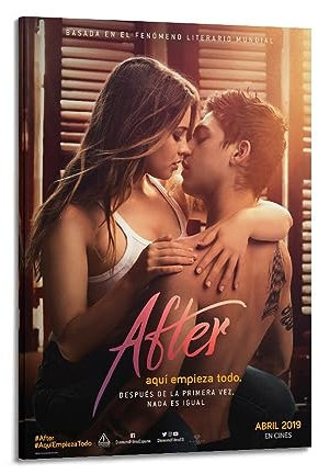 VZRSQZK Poster After The Movie Staffel 1, dekoratives Gemälde, Leinwand, Wandposter und Kunstdruck, modernes Familienschlafzimmer-Dekor-Poster, 30 x 45 cm