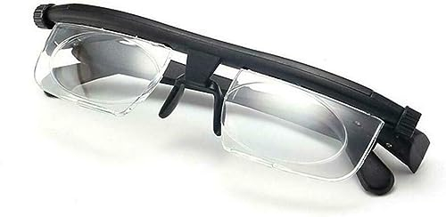 Adjustable Men Women Reading Glasses Myopia Glasses, Verstellbare Brille Zifferblatt 1 Bis 3n Brille Mit Variablem Fokus, Einstellbare Lesebrille Mit Fokus Myopia-Brille