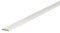 Kosche | Baguette de recouvrement | MDF | 5 x 30 x 2600 mm | Blanc | Plinthe | Plinthe | Haute qualité | Robuste | 26 mètres