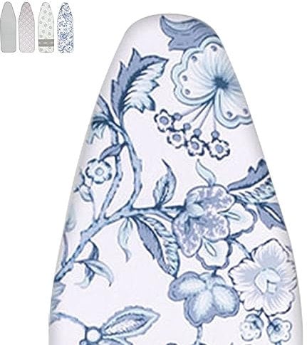 Small Ironing Board Cover 81x30cm 92x33cm 97x33cm 110x35cm 122x38cm Padded Scorch Resistant Iron Board Cover for Travel Home Ironing Board (Color : D, Size : 97x33cm(38x13inch))