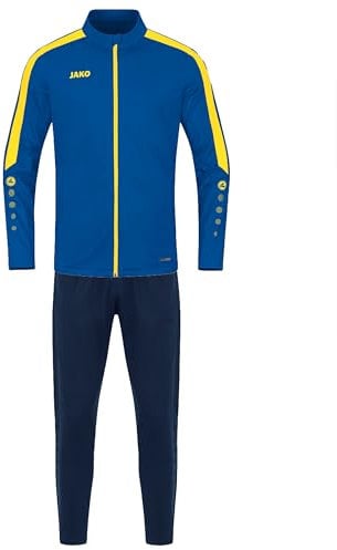 JAKO Kinder Trainingsanzug Polyester Power, Royal/Citro, 152