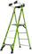Little Giant Ladders 4 Tread Fortress GRP Fibreglass Platform Step Ladder, Platform Height 1.10m, Closed Height 2.51m