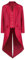 KGIHPC Herren Steampunk Vintage Frack Jacke Mittelalter Gothic Viktorianischen Gehrock Uniform Halloween Kostüm (Rot, 3XL)