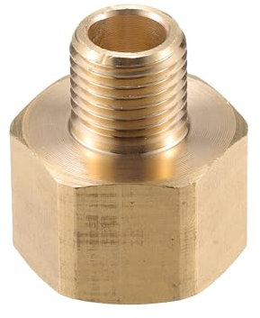 VekAuto Hochdruckreiniger-Anschluss, M22x1.5 auf G1/4 männlicher und weiblicher Adapter aus Messing Schraubenschlauchanschluss Universal für Hochdruckreiniger Messing Kupferton