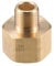 VekAuto Hochdruckreiniger-Anschluss, M22x1.5 auf G1/4 männlicher und weiblicher Adapter aus Messing Schraubenschlauchanschluss Universal für Hochdruckreiniger Messing Kupferton