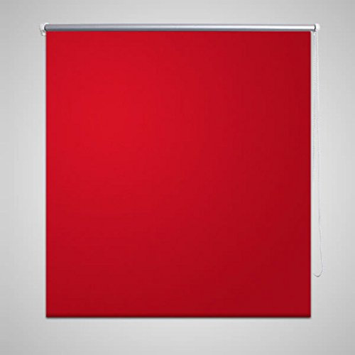 Rantry Verdunkelungsrollo, 100 x 230 cm, rot, Verdunkelungsrollo, Tageslicht-Rollo, Innenrollo, Verdunkelungsrollo, Verdunkelungsvorhänge für Innenräume, Einrichtungsgegenstände