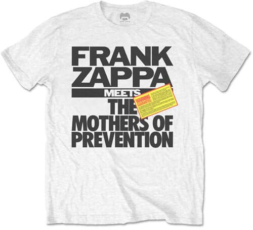 OSSMHP Frank Zappa - The Mothers of Prevention - White t-Shirt WhiteL