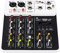 Professional DJ Audio Mixer, 4 Channel Soundboard Audio Controller with Bluetooth and USB Audio Interface, Stereo Equalizer, 3-Band EQ