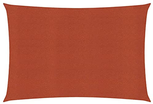 Lawn & Garden Sonnensegel, 160 g/m², Terrakotta, 3 x 4 m, HDPE, Outdoor Living