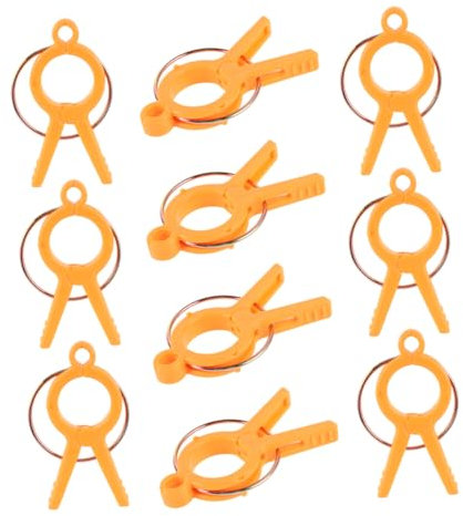 PHENOFICE Kletterpflanzen-Clips 10er-Set Stützklammer für Tomaten- und Blumenranken Einfach Zu Verwendender Pflanzentrainer-Clip für Gartenspalier