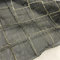 Tela de malla transparente negra con patrón de rejilla de alambre dorado, falda para coser ropa, diseño de tela de bricolaje, color negro, 50 x 150 cm