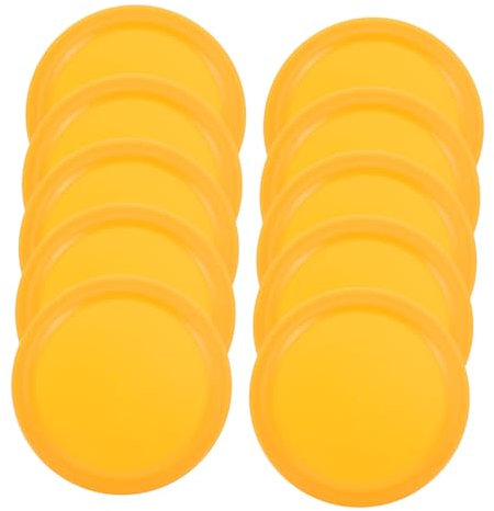 Supvox 10stücke Eishockeypucks Aus Kunststoff Für Hockeyspiele Hallenhockeypucks Tischhockeypucks Ersatz-eishockeypucks Hockeyausrüstung Minihockeyzubehör