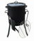 GARHE Barbacoa olla ferroviaria o puchera- 10 litros Ideal para cocina tradicional, con carbon, sabor de siempre.