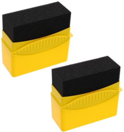 Generic 2 Pezzi Spazzole Applicatore per Lucidatura Pneumatici per Dettagli Auto per Pulizia Cerchi e Trattamento Pneumatici