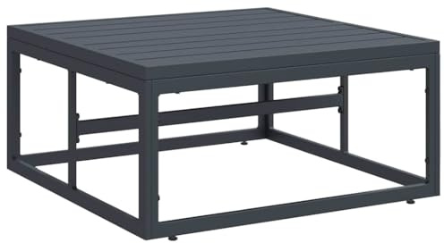 vidaXL Outdoor Furniture Anthracite Steel, Balcony Lounge, Modern Outdoor Sofa Set, Weatherproof Seating, Durable Patio Comfort, Modular Sectional Garden Furniture