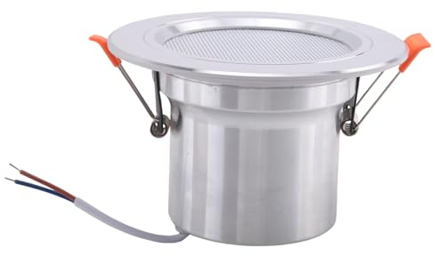 Aboiled Enceinte de plafond de salle de bain 8 Ohm 10 W en boîte d'aluminium dans le haut-parleur au plafond Système de musique de fond de mode