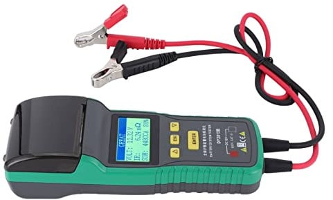 AKLOSIPY Testeur de Batterie Automobile 12 V avec Imprimante et Analyseur de capacité pour un Diagnostic Automobile Complet