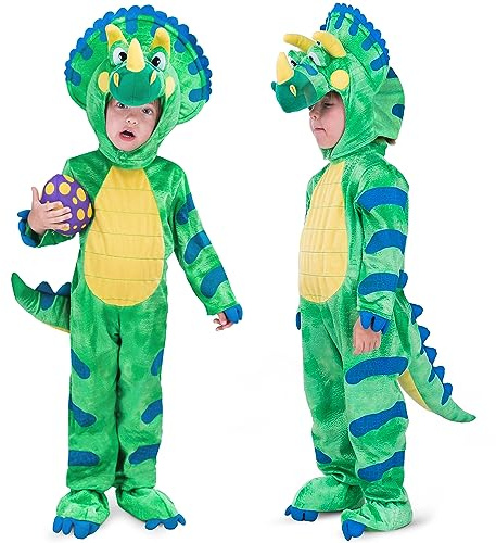 Spooktacular Creations Triceratops Kostüm Kinder, Dinosaurier Kostüme für Jungen Weihnachten Halloween Cosplay
