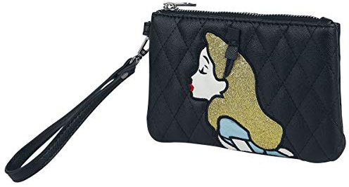 Disney Alice im Wunderland Alice Damen Geldbörse, Schwarz, Clutches