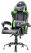 ITEK RHOMBUS PF10 Sedia Gaming ergon. Verde, schienale reclinabile, cuscino poggiatesta, sup. lombare, confort e design, ideale come sedia ufficio, sedia per studio o poltrona per gamer