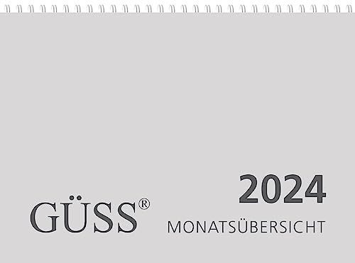 GÜSS Monatsübersicht DIN A4 Format 30x20 cm 1 Monat = 2 Seite