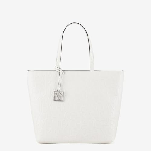 Armani Exchange Women's Liz Shopping Zip top, White