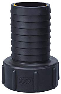 ExcInter 2 Thread IBC Tank Adapter Tap Connector Water Tanks Fitting Garden Hose Adapters Fittings Tools