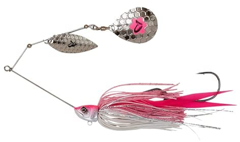Savage Gear Da'Bush Spinnerbait (Pink Silver, 21 cm, 55 g sinkend)