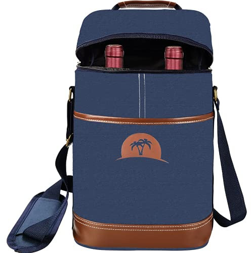 AGWSUOKE Isolierter Wein-/Getränkekühler, Rucksack, auslaufsicher, tragbar, weich, Kühltasche, Picknick, Camping, Party