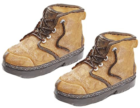 ZauberDeko Miniatur Deko Wanderschuhe Oktoberfest Tischdeko Geburtstag 2 Stück 5cm