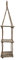 Estantería colgante para flores con 3 niveles de madera antigua – 108 x 27 cm – Macetero colgante con cordón natural para colgar – Decoración para plantas, bandeja, estante colgante antiguo, Soporte
