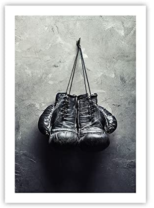 Wandposter Art Prints 50x70cm Poster ohne Rahmen Box Handschuhe Symbol Küche Wanddeko Bild Wand Kunstdruck Deko Wandbilder Dekoration Wohnzimmer Schlafzimmer Modern Wall Art Decor - P2XPA50x70-4169