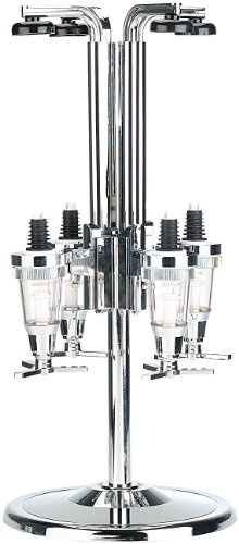 infactory Cocktail Flaschenhalter: Flaschenhalter Bar Butler 4-fach (Gastro-Spirituosen, Barbutler, Pool)