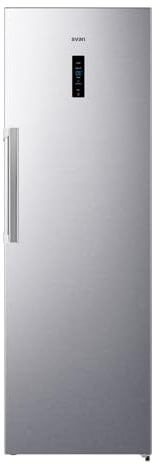 SVAN Frigorífico Refrigerador Inox, 1 Puerta SR185600ENFX, Capacidad 370 Litros, No Frost, Multi Air Flow, Bajo Nivel Sonoro, Puerta Reversible, Clasificación Energética E