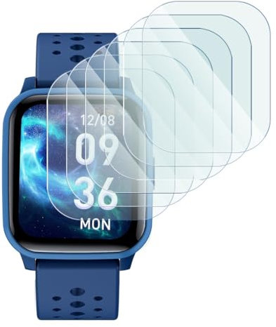 KARYLAX - [Pack x6 Protection Écran en Verre Flexible, dureté 9H Anti-rayures, Film Protecteur compatible pour Butele Montre connectée Enfant 1.4 pouces