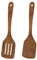 Chstarina 2 Pièces Ustensiles de Cuisine, Spatules en Bois, Spatule Cuisine, Résistant à la Chaleur, Antiadhésive, Robustes, Spatules à Raclette pour Cuisine, Poêle, Restaurant