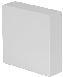 KOMIB - EN6060RW Endstück (Endkappe) für Kabelkanal 60 x 60mm reinweiß
