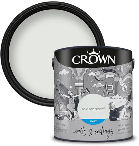 Crown Walls & Ceilings Matt Emulsion Paint, Size 2.5L, Seldom Seen