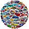 Racing Stickers Set 50pcs Cool Stickers Waterproof Stickers for Water Bottle Personalized Trendy car Stickers for Laptop Gift for Children Teens Adults