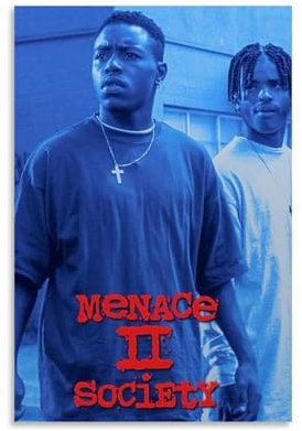 Menace Poster II Society Teen Crime Drama Vintage-Filmposter Druck Gemälde für Schlafzimmer Leinwand Wandkunst ästhetisch dekorativ 20 x 30 cm ungerahmt
